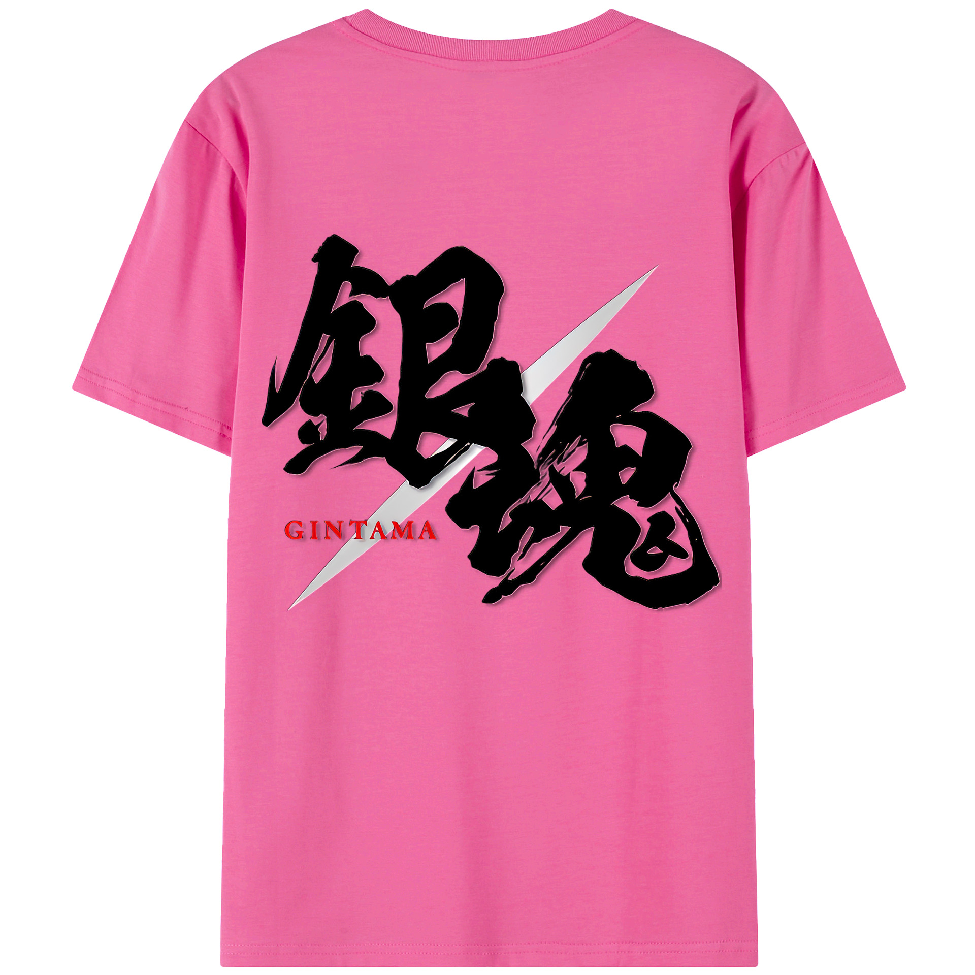（画像用） ぎんたま 坂田銀時（さかたぎんとき） 神楽 志村新八（しむら しんぱち） GINTAMA Sakata Gintoki Kagura Shimura Shinpachi レディース半袖Tシャツ(バックプリント)